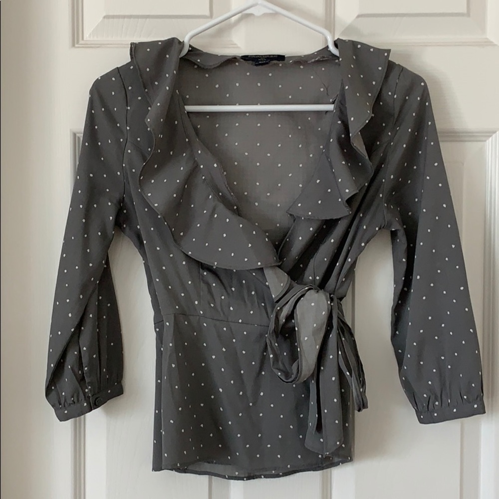Banana republic wrap top